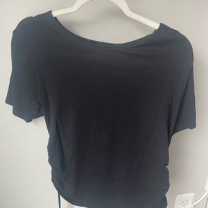 Z Supply black side scrunch tshirt
